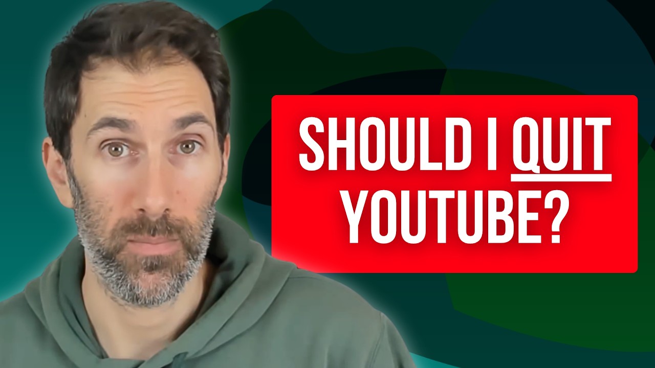 Стоит ли мне уйти с YouTube? (10 лет достаточно?)