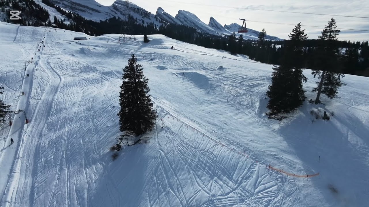 Following the Cable Car | Alpine Drone Flight
