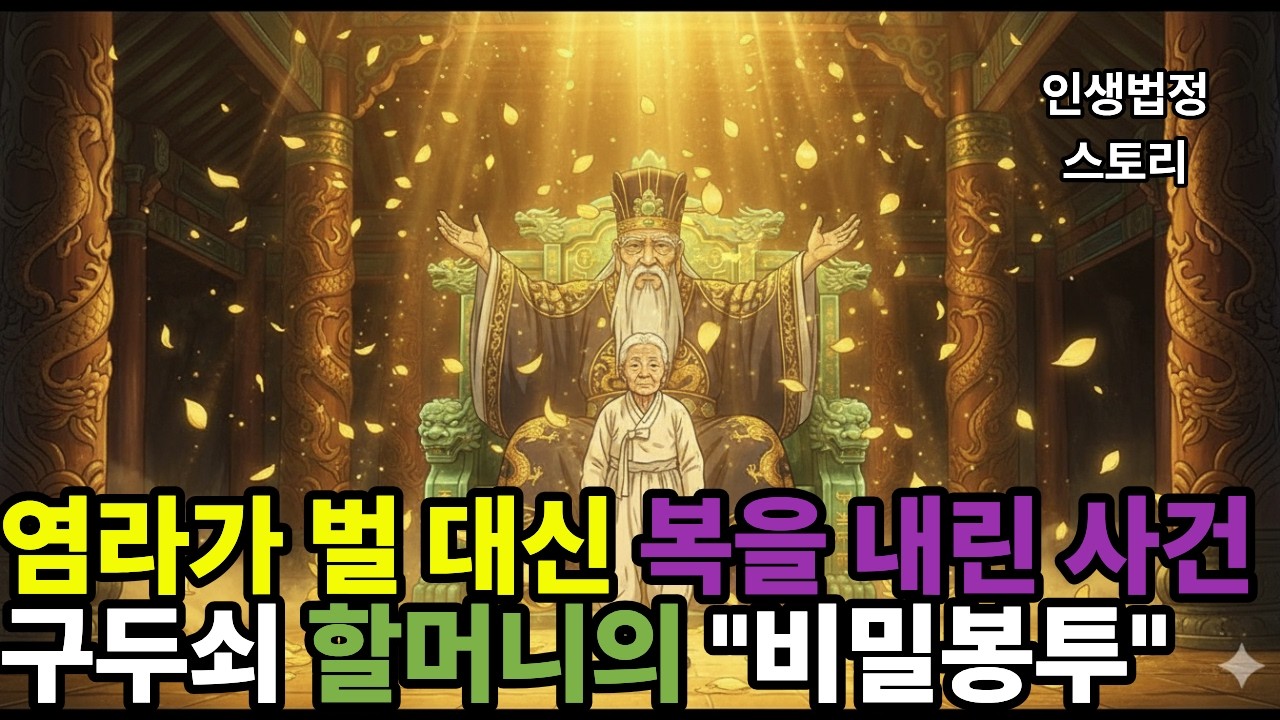 염라도 울린 구두쇠 할머니 그녀를 살리려던 의사가 봉투를 열고 무릎 꿇은 이유#감동사연#인생법정 스토리