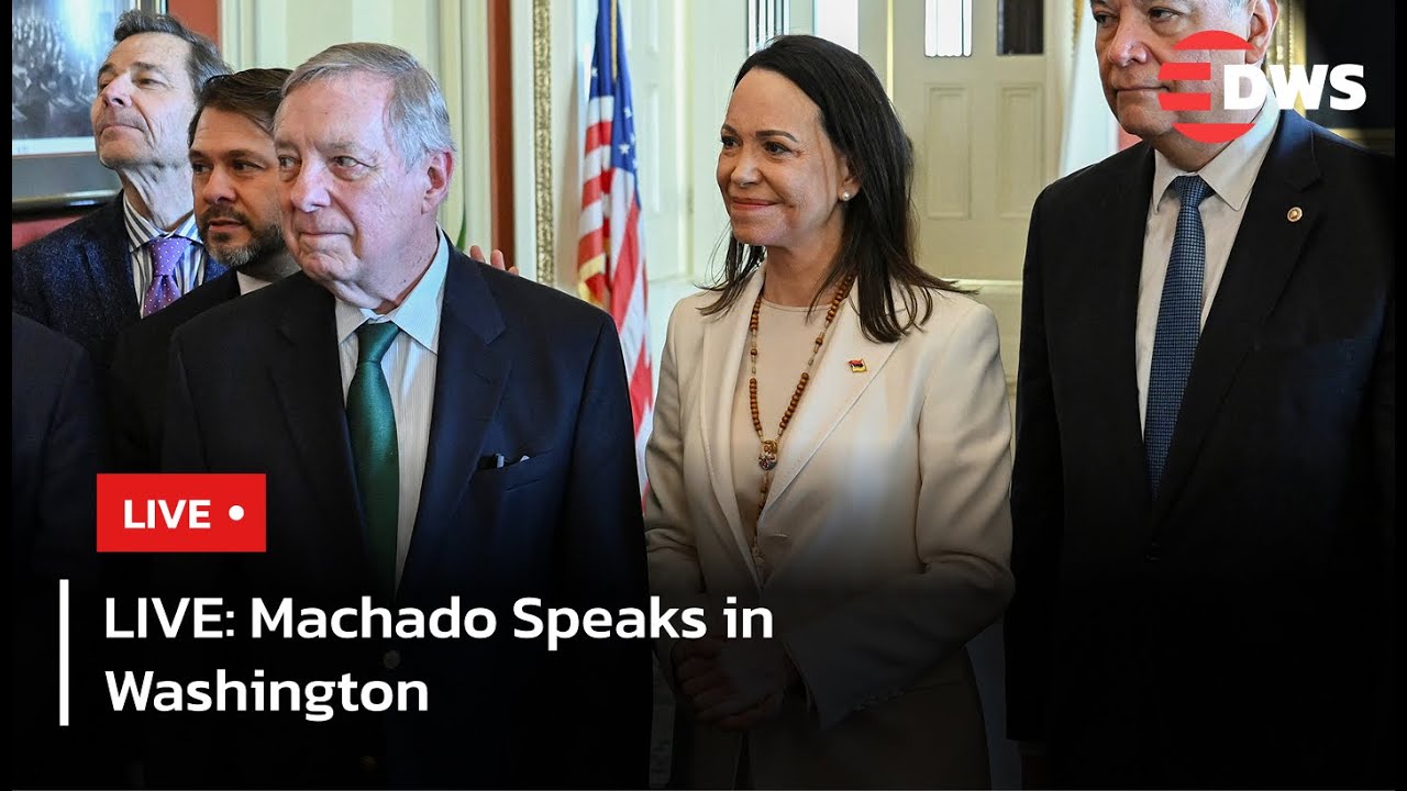 LIVE: Venezuelan Leader Maria Corina Machado Holds Press Briefing in DC | AC1F