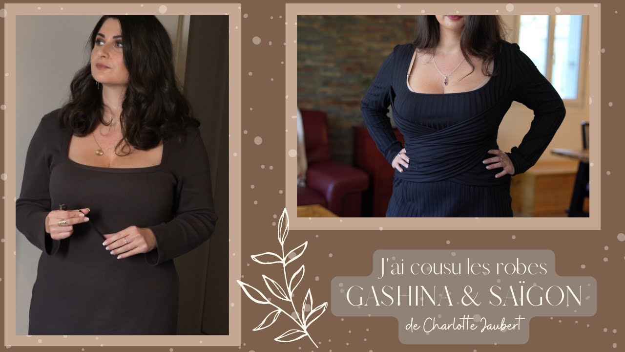Bilan couture : Robe Saïgon & Gashina de Charlotte Jaubert