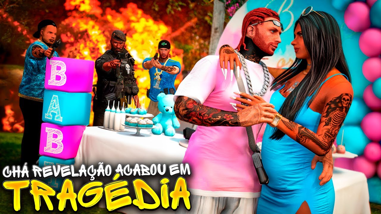 GTA V: VIDA DO CRIME | CHÁ REVELAÇÃO TERMINOU EM TIROTEIO! HORA DE DAR FIM NOS MEUS INIMIGOS! 🔫 |#49