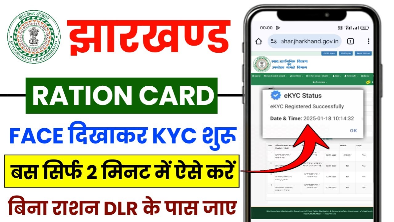 Jharkhand Ration Card Kyc Kaise Kare | Jharkhand Ration Card Kyc Online 2025 | Ration Card Kyc 2025