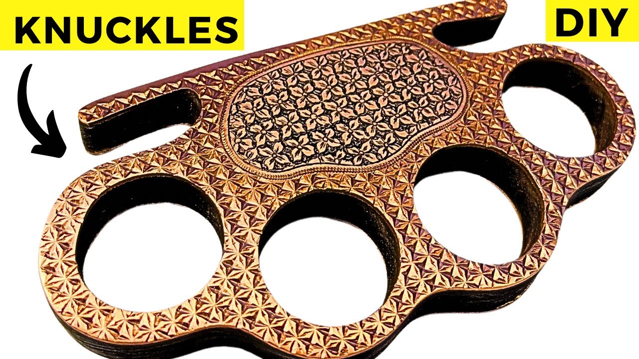 Beyond Ordinary: Create Extraordinary DIY Knuckles with Striking Hand-Engraved Patterns #newyeargift