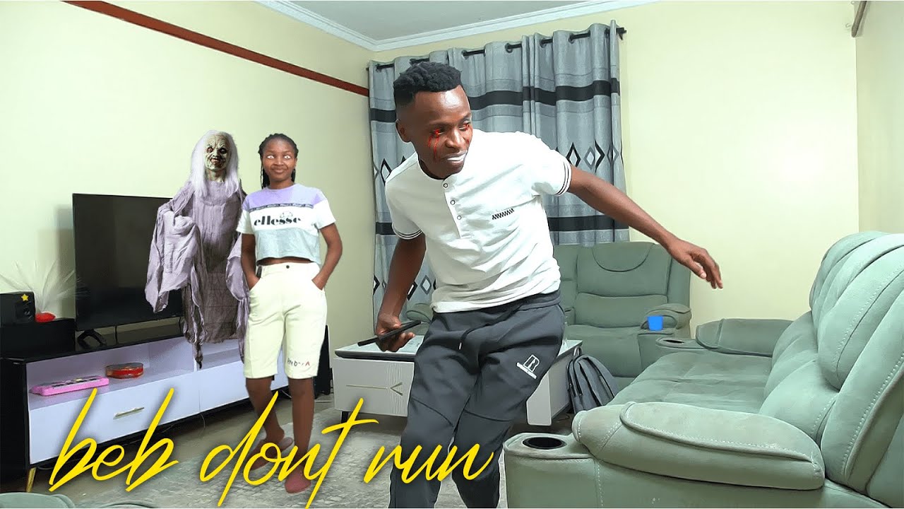 HE THOUGHT A GHOST WAS IN OUR HOUSE😱...YOU WONT BELIEVE HIS REACTION😱👻