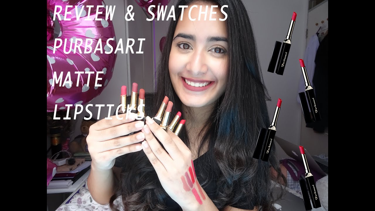 PURBASARI MATTE LIPSTICK REVIEW & SWATCHES | Bahasa Indonesia | Prisya Thalia Basir