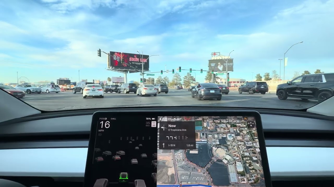2023 Tesla Model Y - Las Vegas Afternoon Drive - February 6, 2026