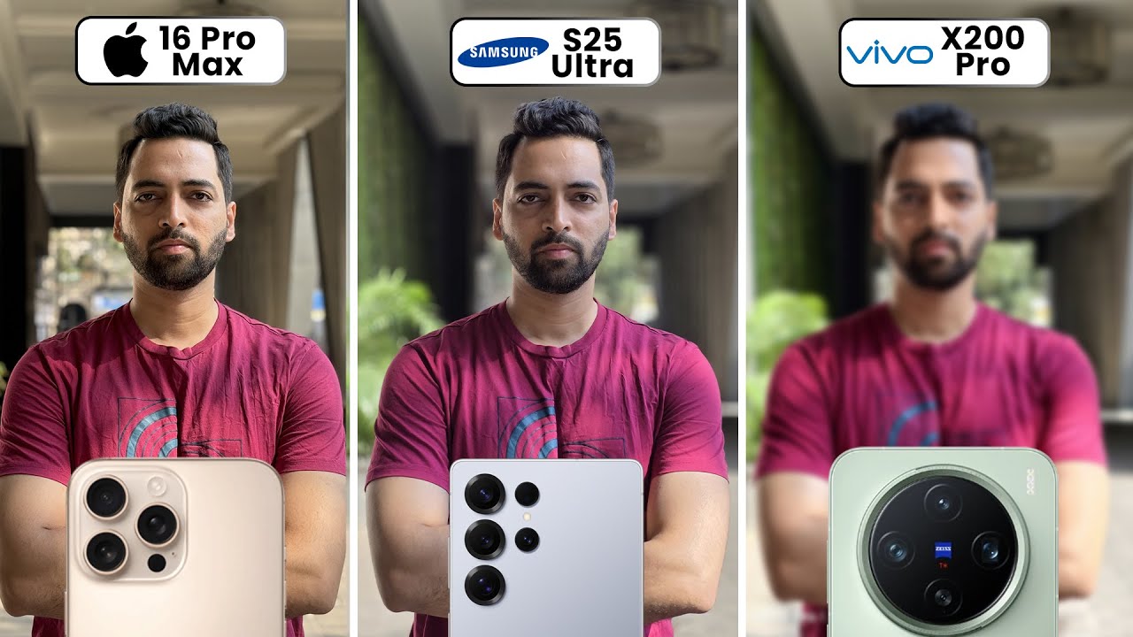 Vivo X200 Pro Vs Samsung S25 Ultra Vs iPhone 16 Pro Max : Who Is The Camera KING 👑?