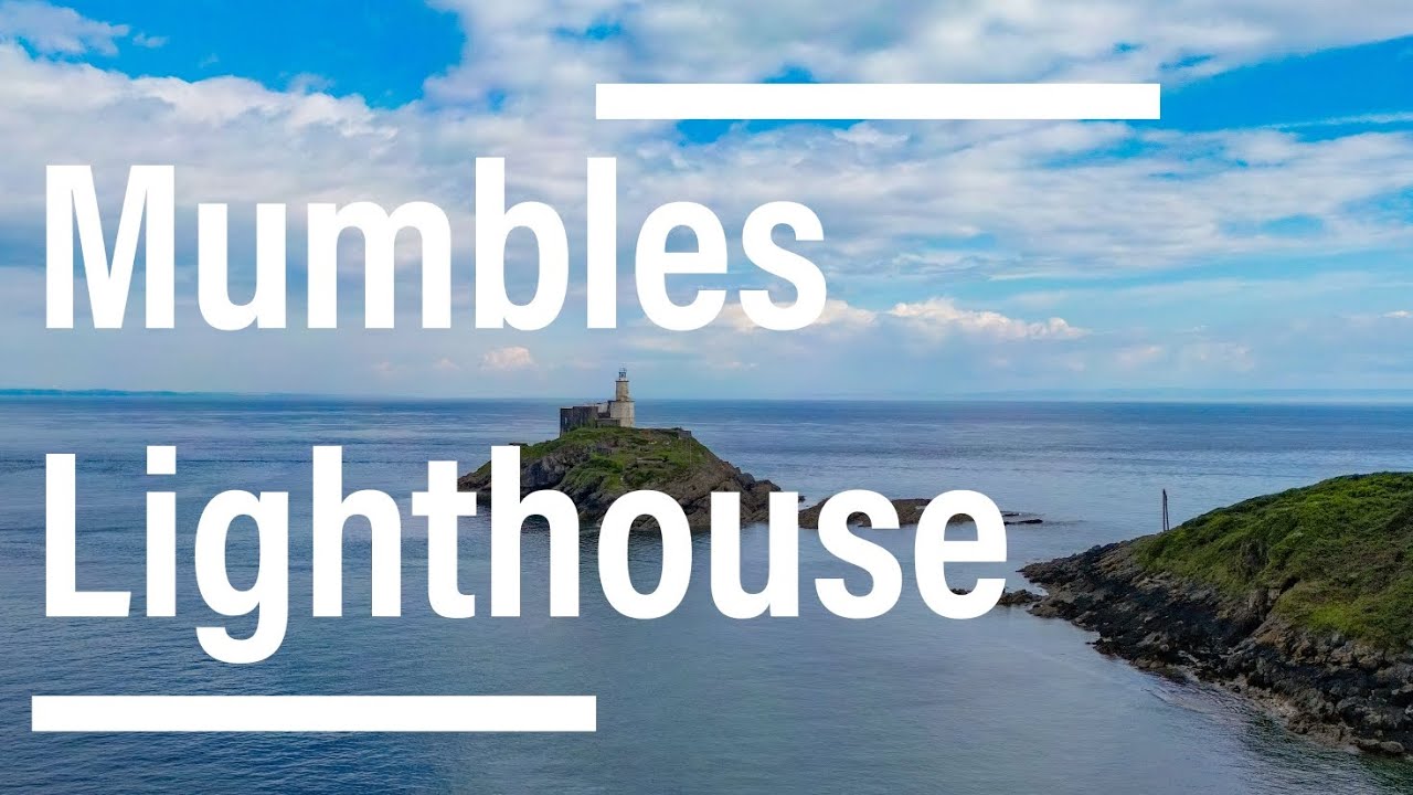 Mumbles Lighthouse - 4K DJI Drone - Wales