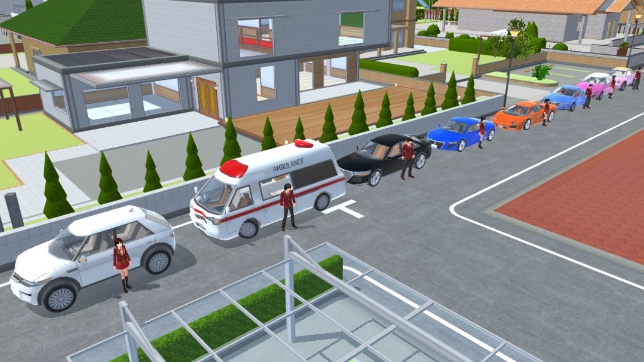 Collection of all Colorful Cars 🚗 💨 || Sakura School Simulator 