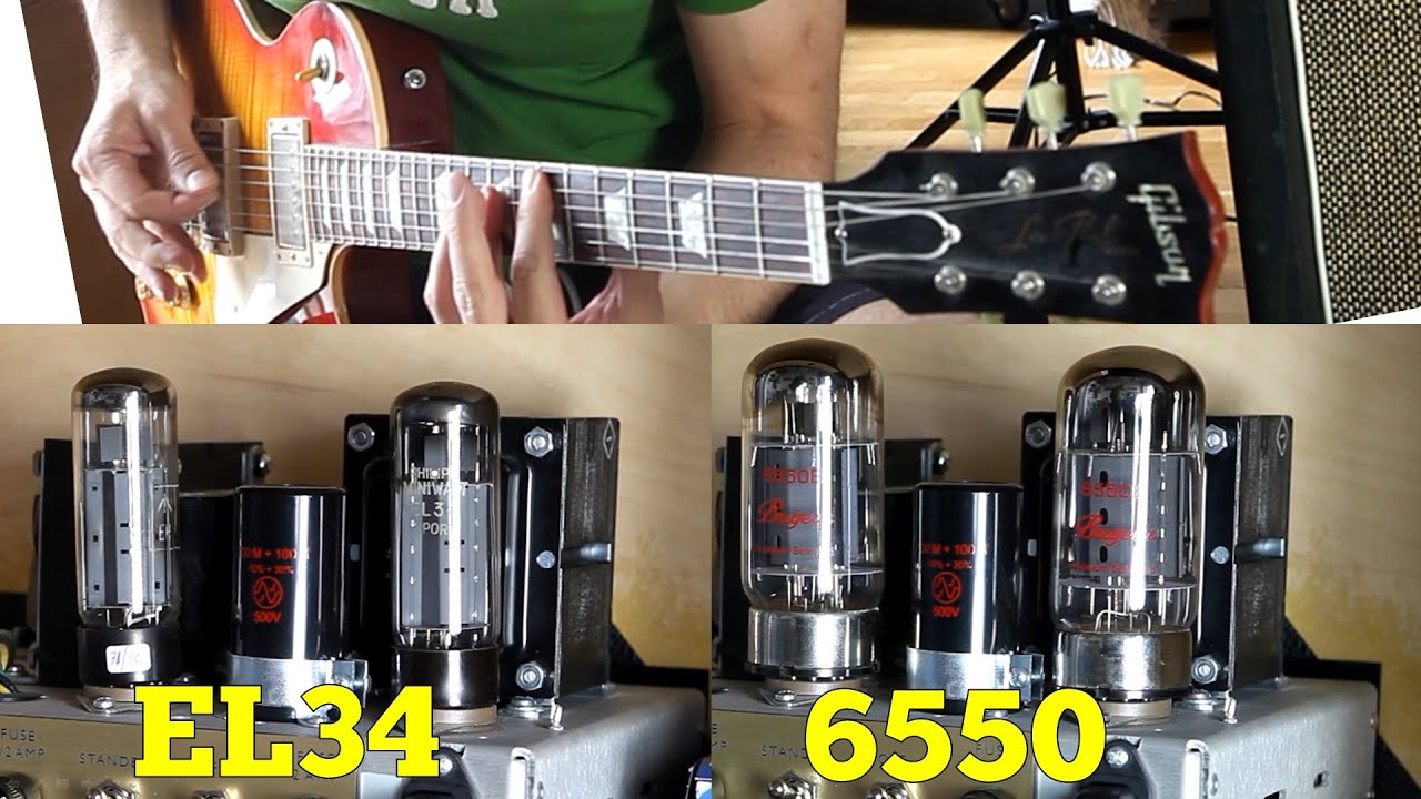 EL34 Vs 6550 - Power Tube Comparison