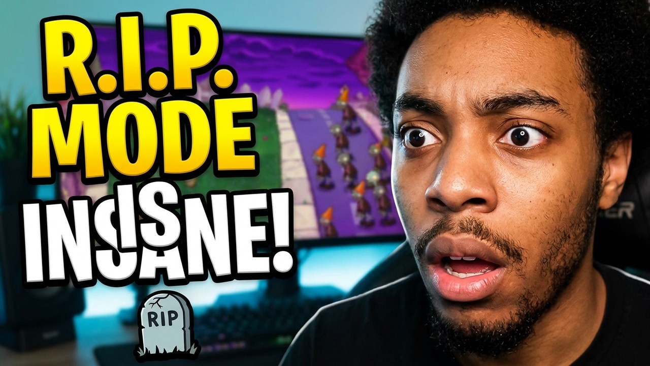 I BEAT THE HARDEST MODE IN PVZ!!! | Plants vs Zombies R.I.P. Mode (Part 1)