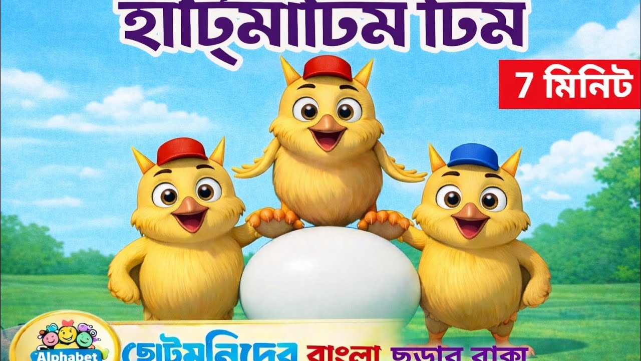 হাট্টিমাটিম টিম ।১০টি সেরা জনপ্রিয় বাংলা ছড়া সংকলন। বাংলা ছড়ার বাক্স। 3D Bangla Rhymes I - বাংলা ছড়া