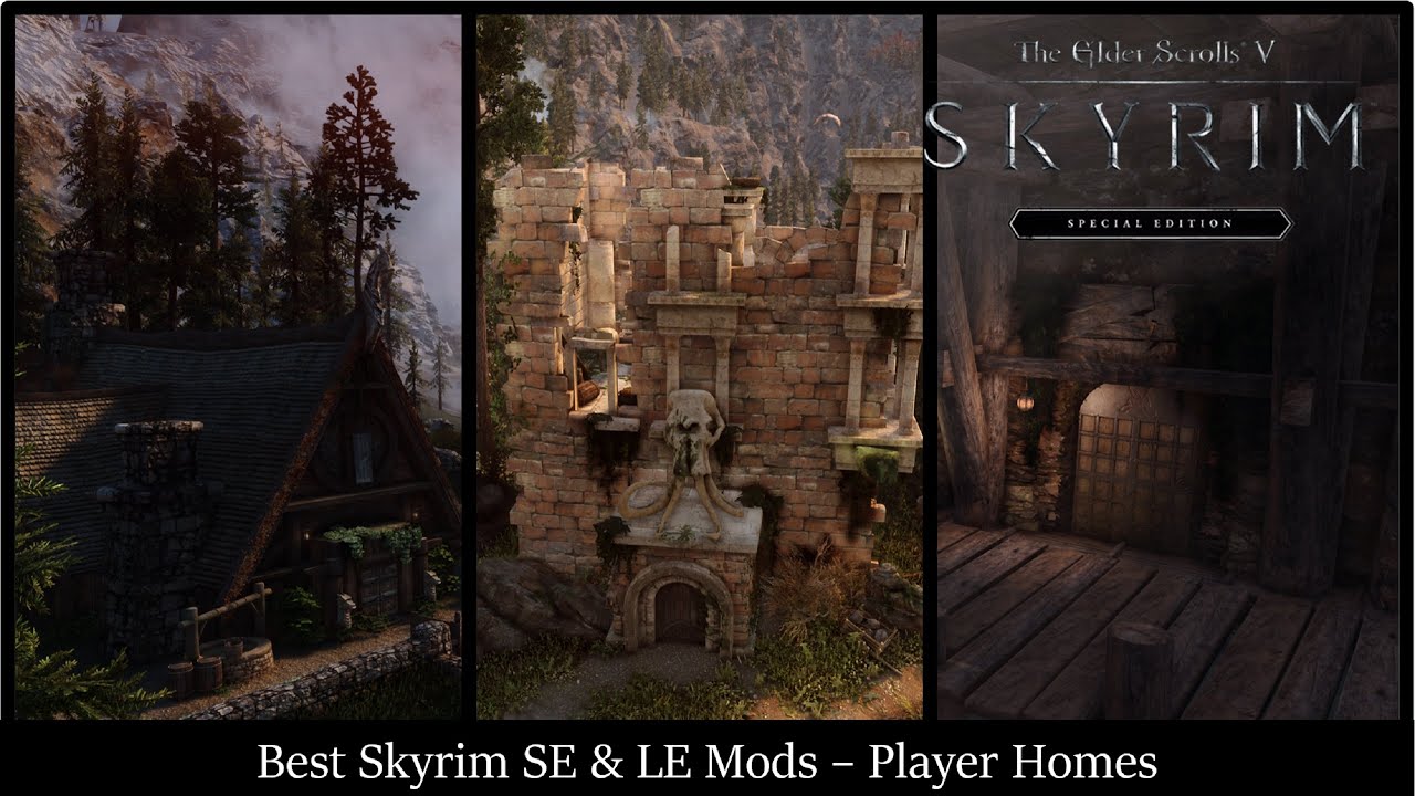 Best Skyrim LE and SE PC Mods - Player Homes