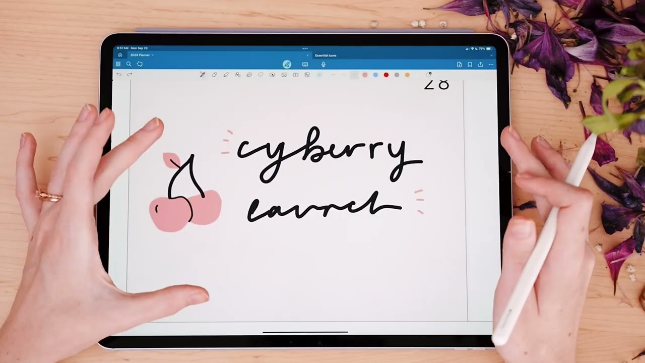 Планируйте месяц на iPad | Цифровое планирование | Октябрь