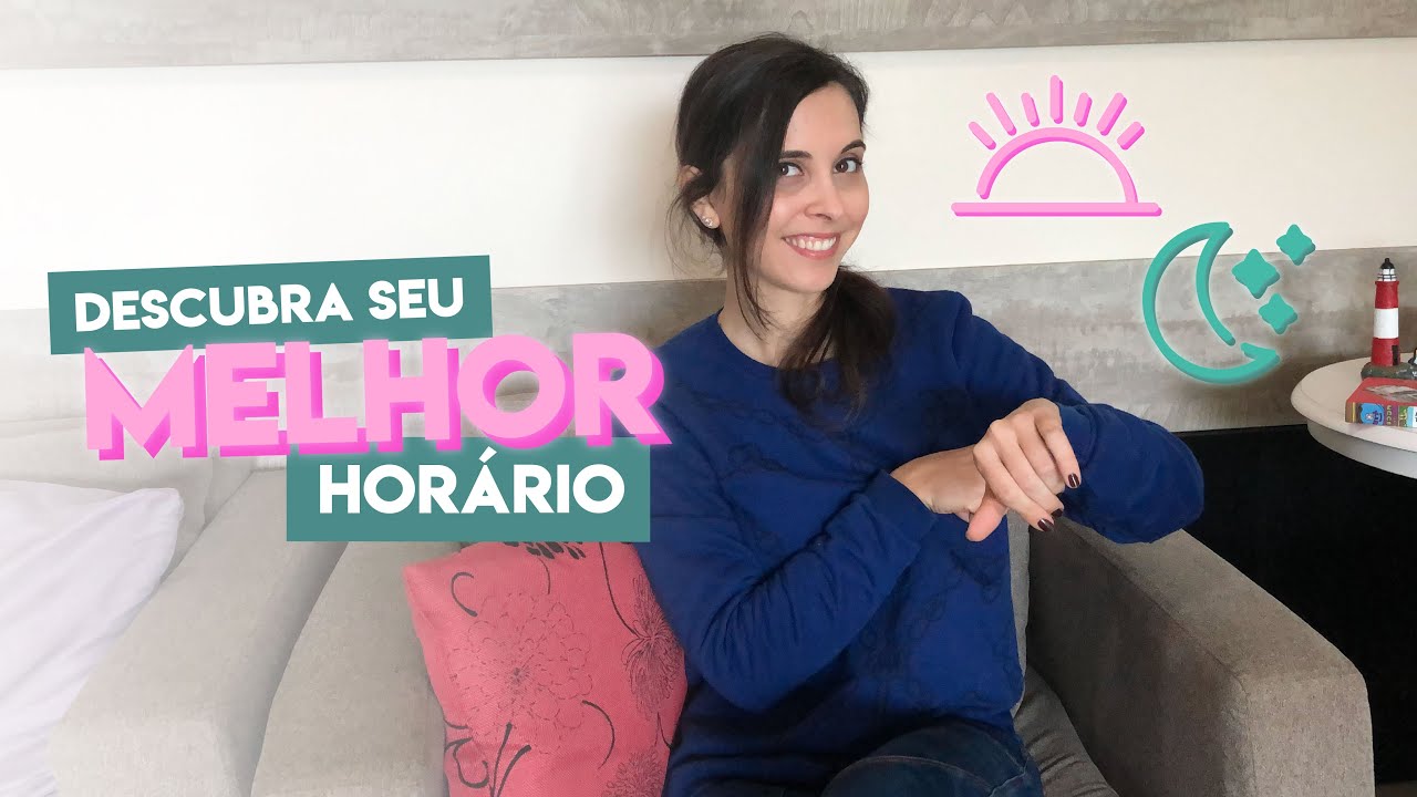 MELHOR HORÁRIO PARA TRABALHAR | Como descobrir sua hora mais produtiva?