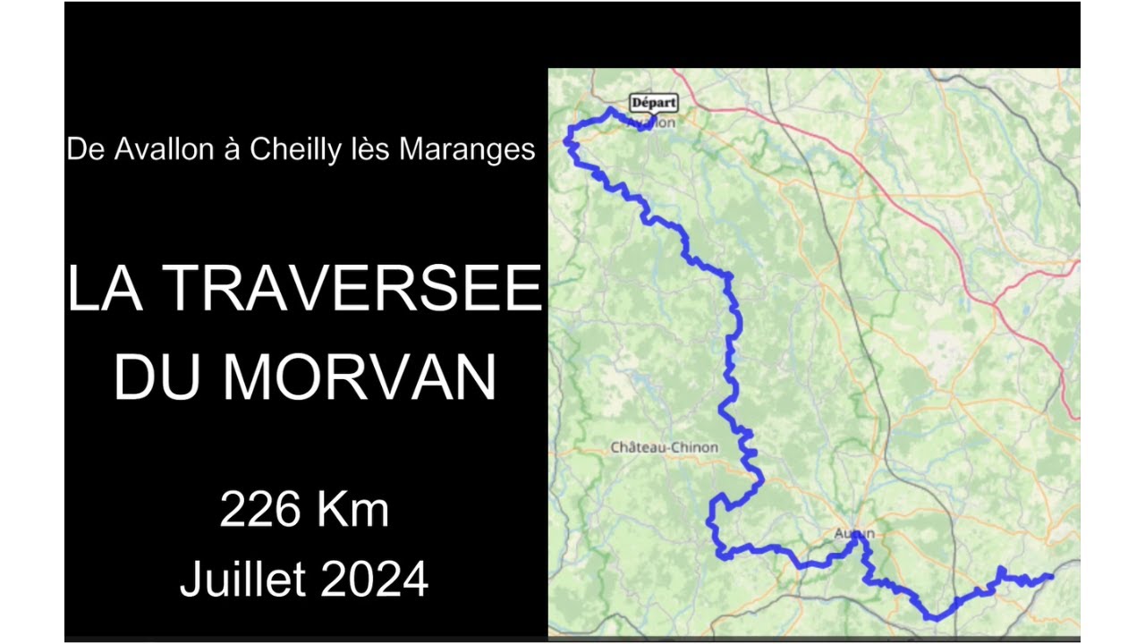 TRAVERSEE DU MORVAN 226km