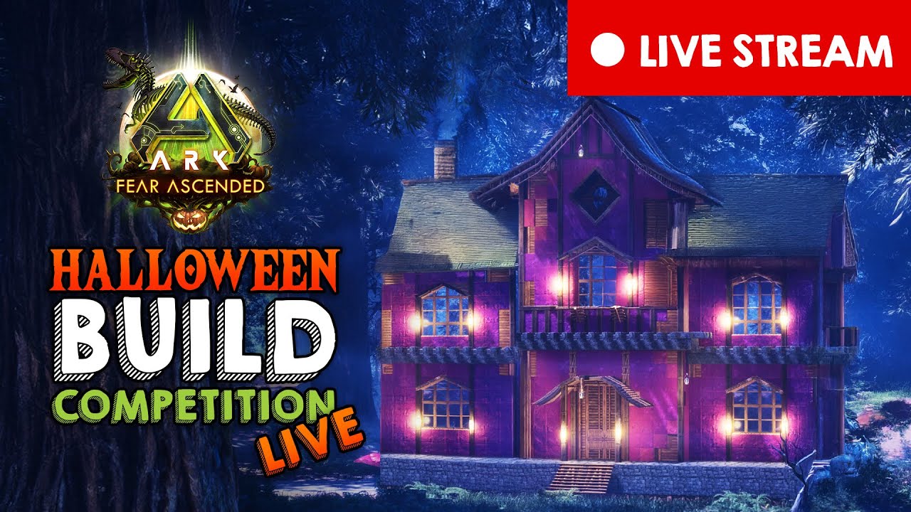 🔴 LIVE NOW: Touring YOUR Epic HALLOWEEN Builds! 🎃 | ARK: Survival Ascended