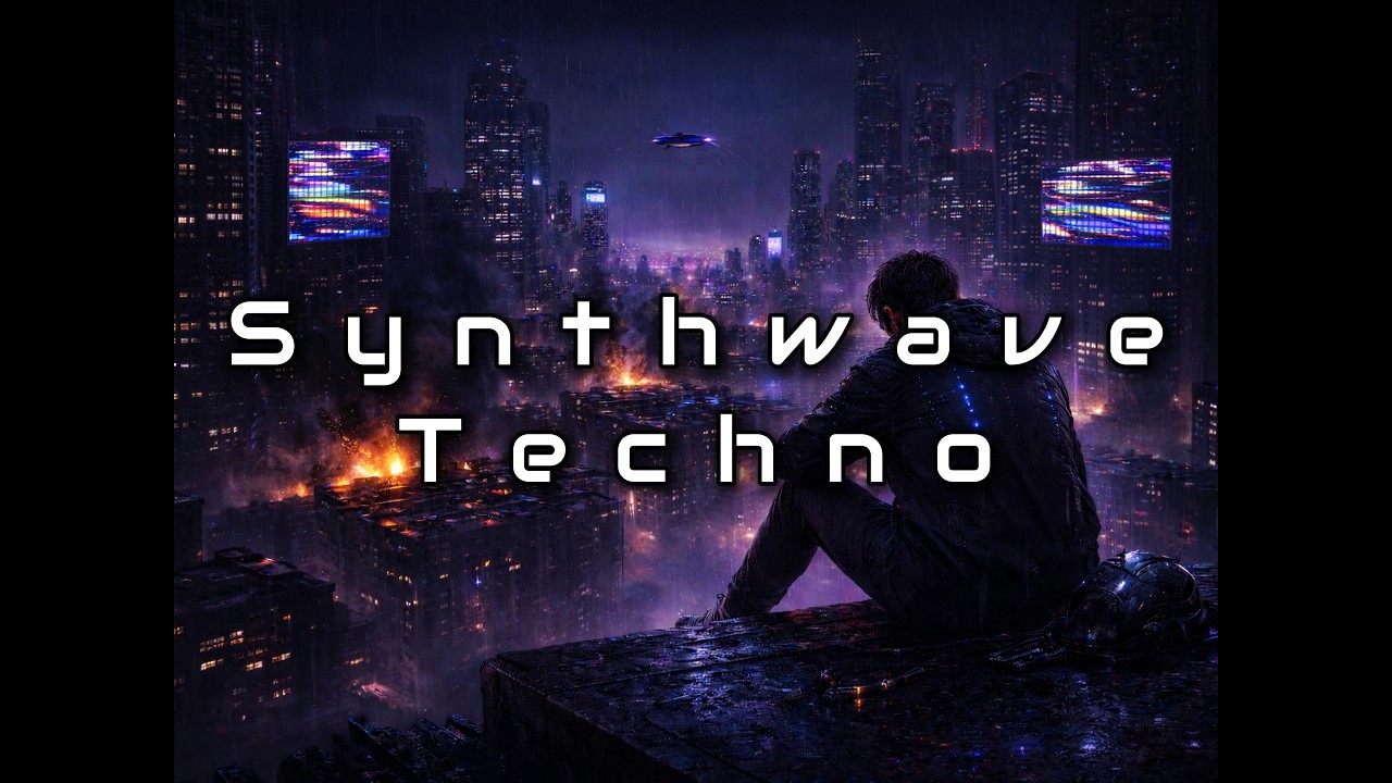 Synthwave Techno | Last Memory — QMPRT (Visualizer)