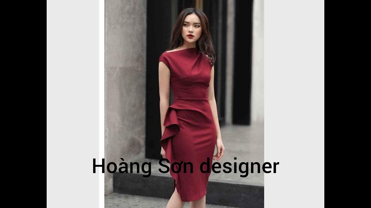 dạy cắt may cơ bản: hướng dẫn cách cắt váy vai chờm bèo rủ sườn|Hoàng Sơn designer