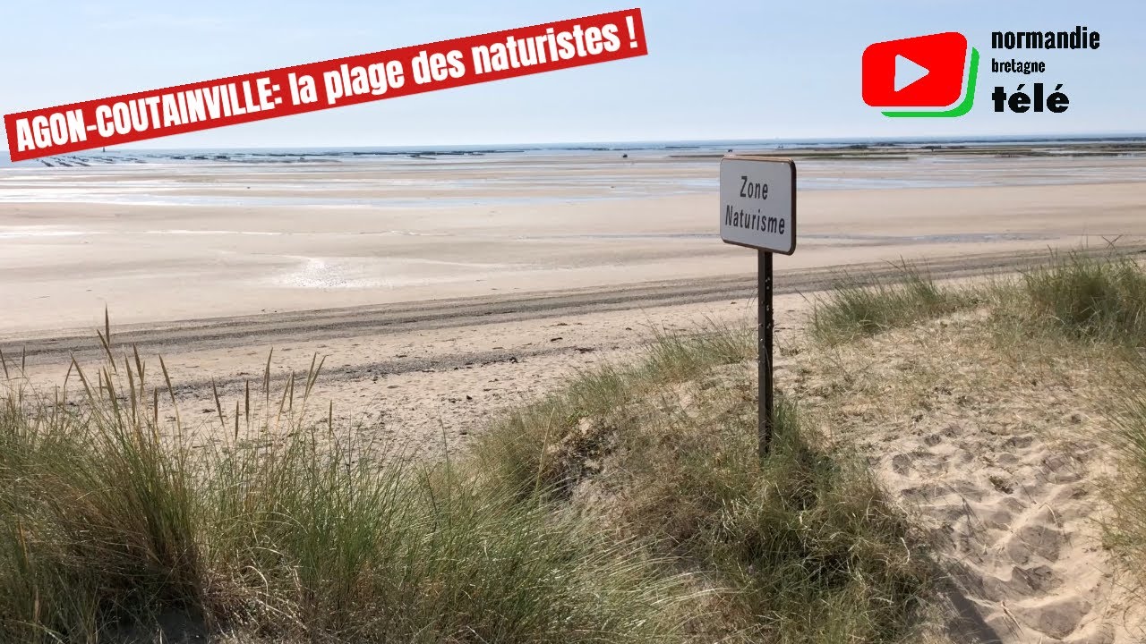 AGON-COUTAINVILLE  | La Plage Naturiste  |  Normandie Bretagne Télé