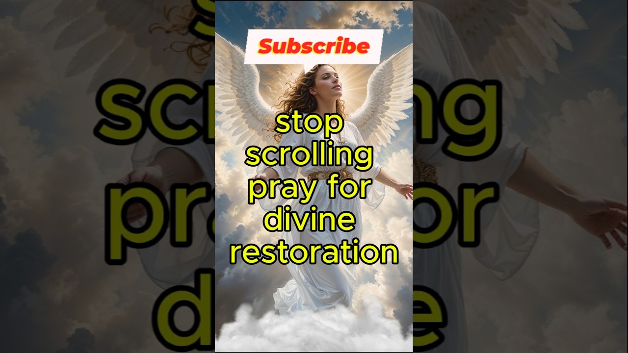 STOP SCROLLING—PRAY FOR DIVINE RESTORATION