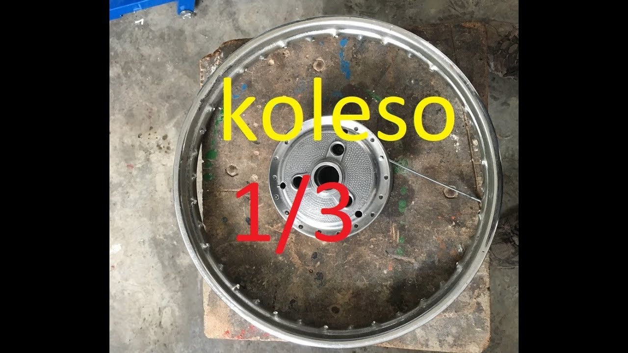 Jawa 21 pionýr vlog #3 Jak zrepasovat kolo část 1/3 Výplet kola
