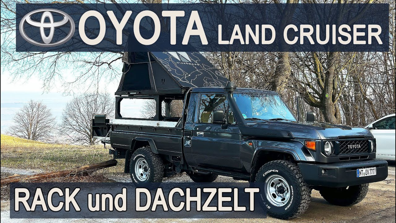 DIY-Rack, Vickywood Dachzelt & MEHR – LAND CRUISER Ausbau in voller Action!