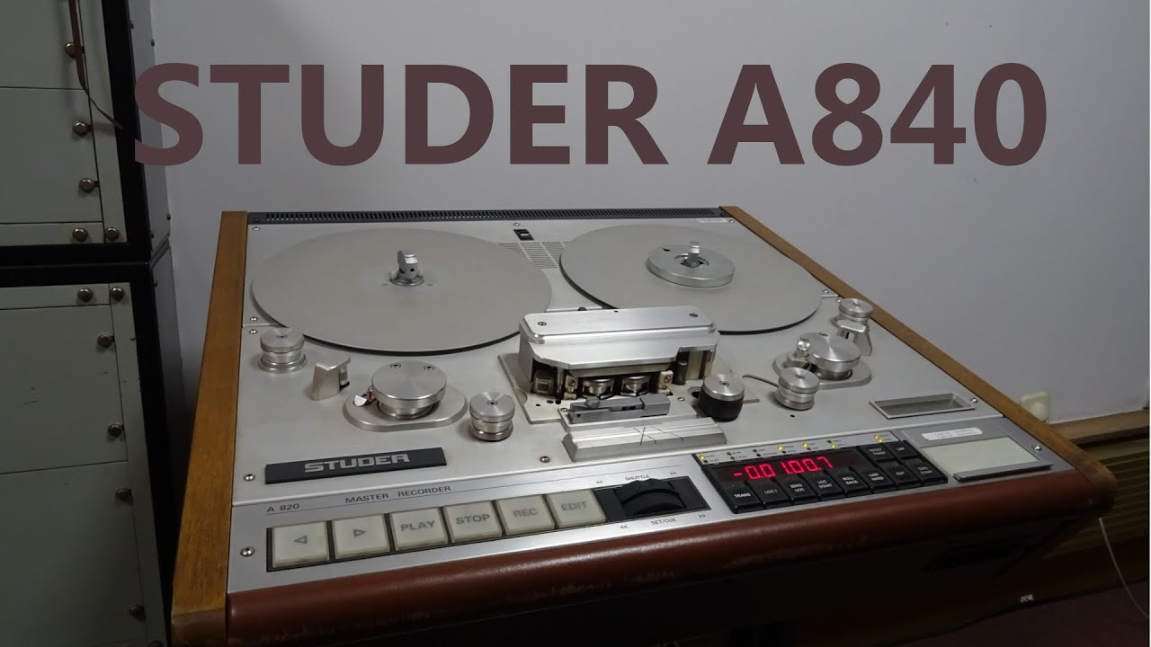 Magnetofon Studer a820