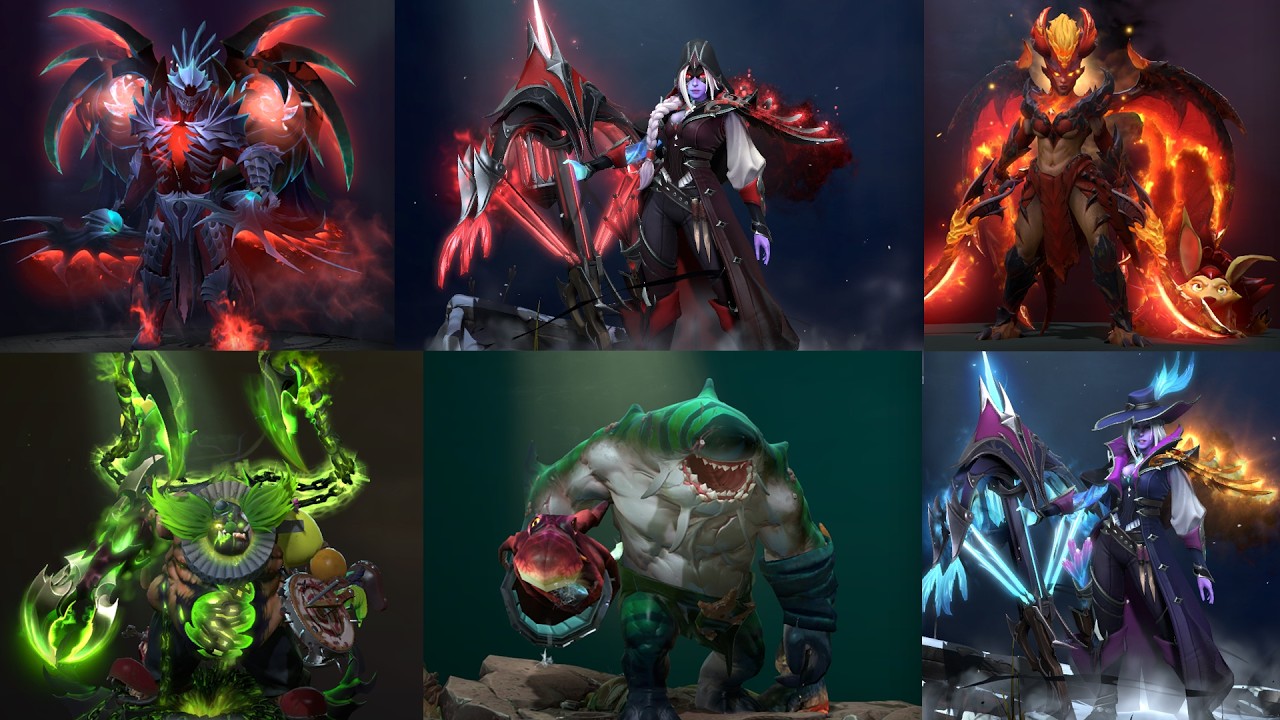 DOTA 2 ARCANAS + NEW SETS MIX - PREVIEW NEW TREASURE!!!