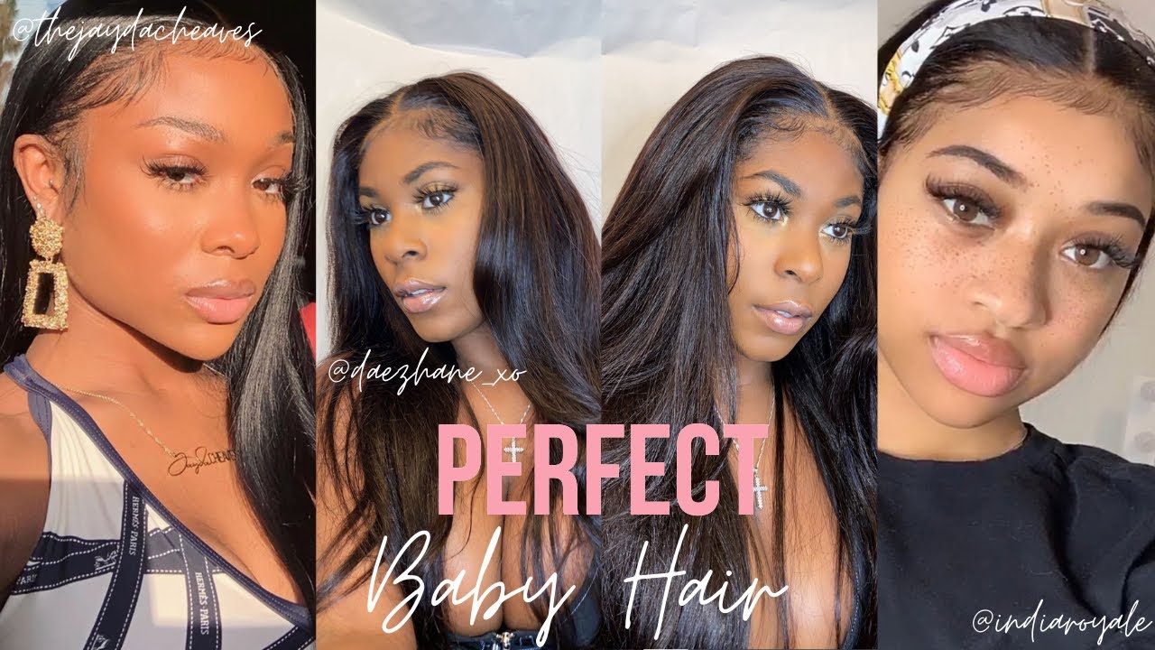💎 HOW TO: EASY BABY HAIR on Lace CLOSURE