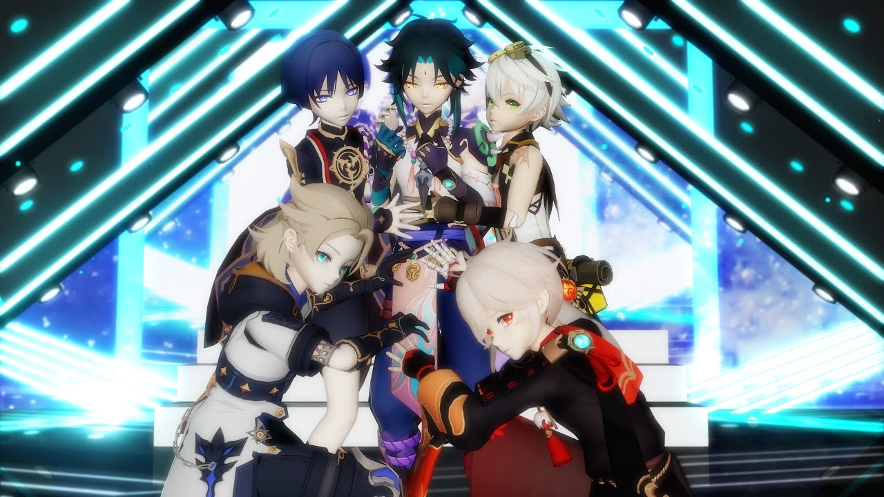 【Genshin Impact MMD】一騎当千Ikkitousen / Scaramouche, Xiao, Kazuha, Albedo, Bennet