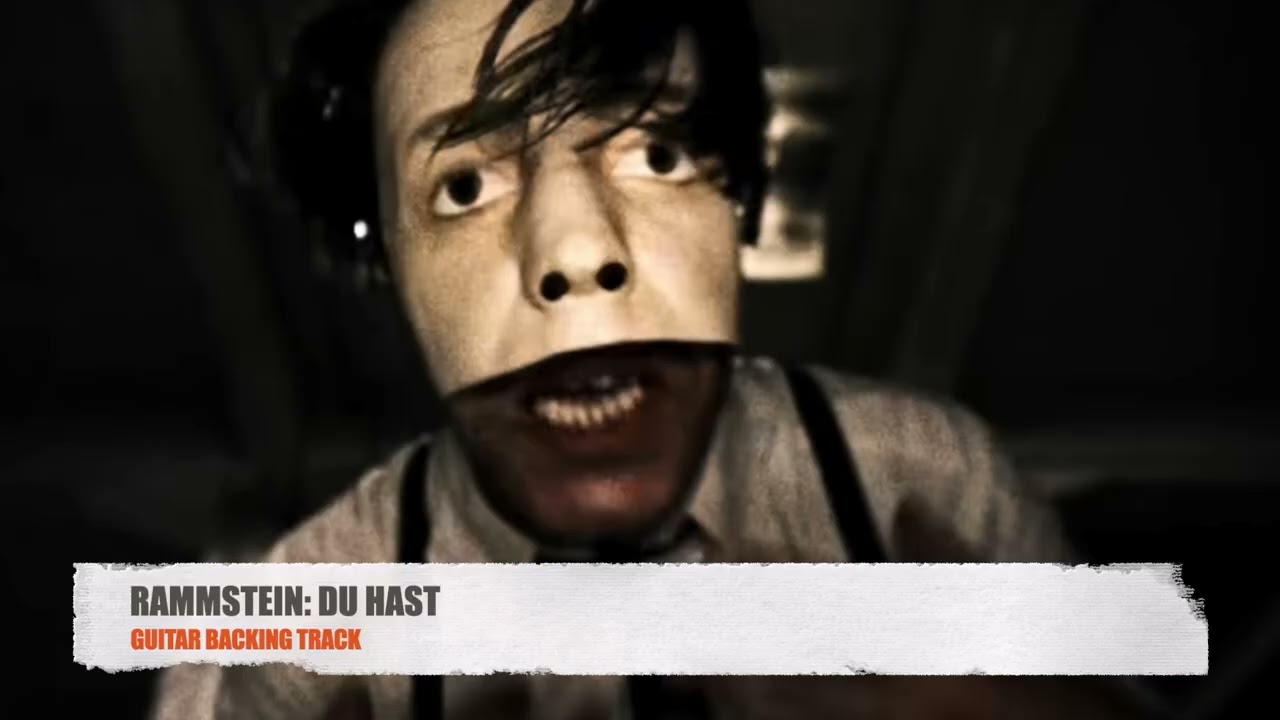 Rammstein: Du Hast | Guitar Backing Track W/ Original Vocals