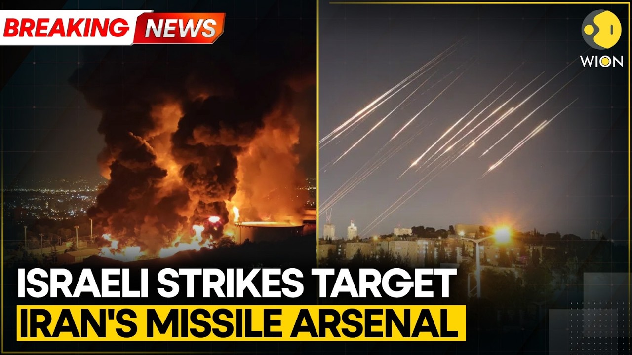 Israel Attacks Iran: Israeli Strikes Target Iran's Missile Arsenal | WION BREAKING