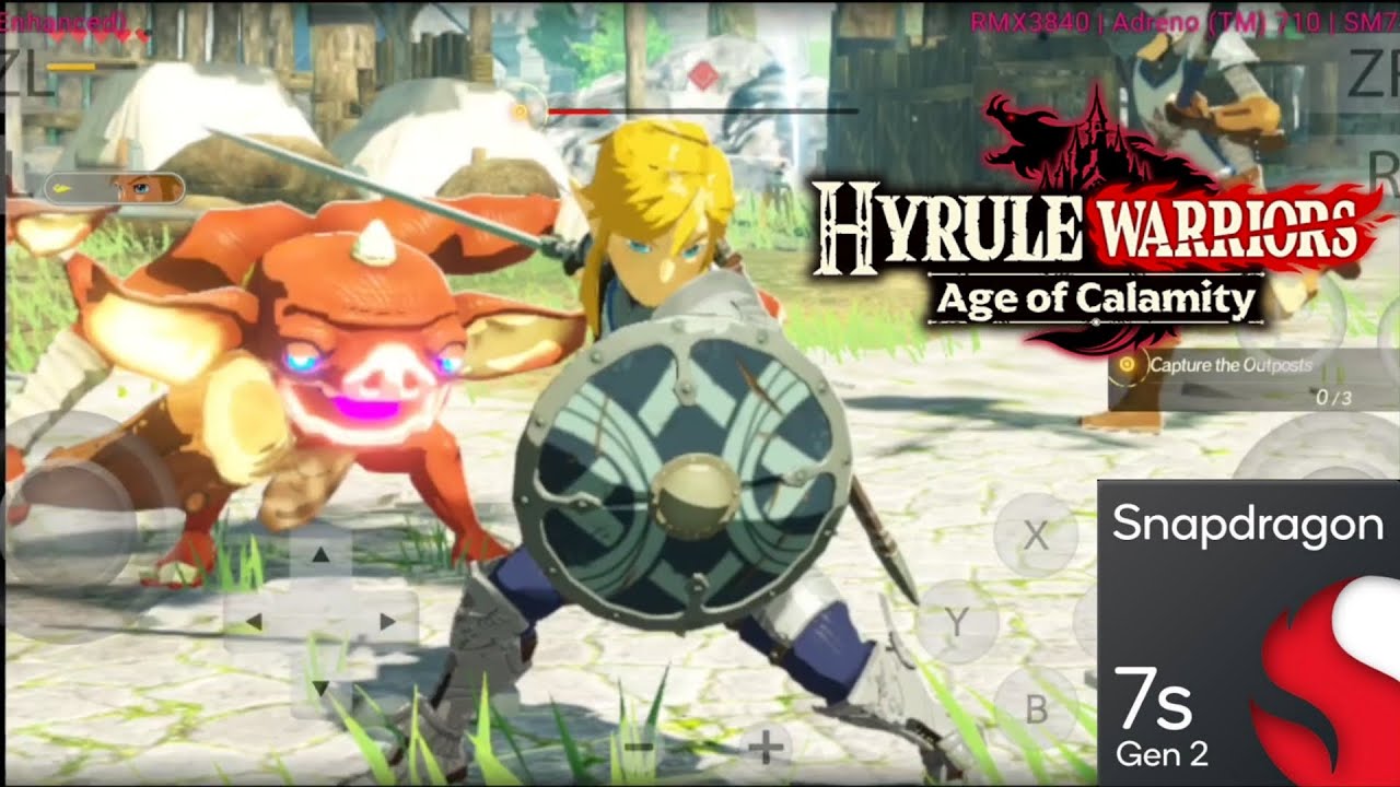Hyrule Warriors Age of Calamity - Eden v0.0.4 - Snapdragon 7s Gen 2 Realme 12 Pro+