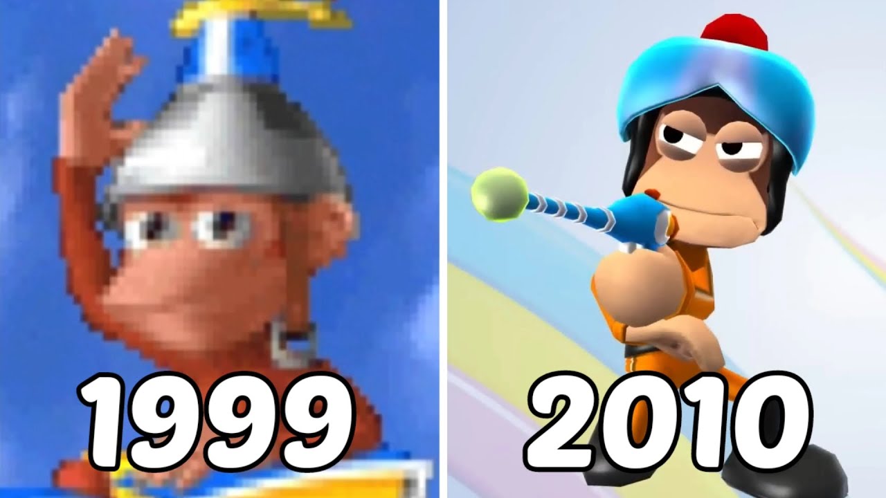 Evolution of Ape Escape Games 1999-2010