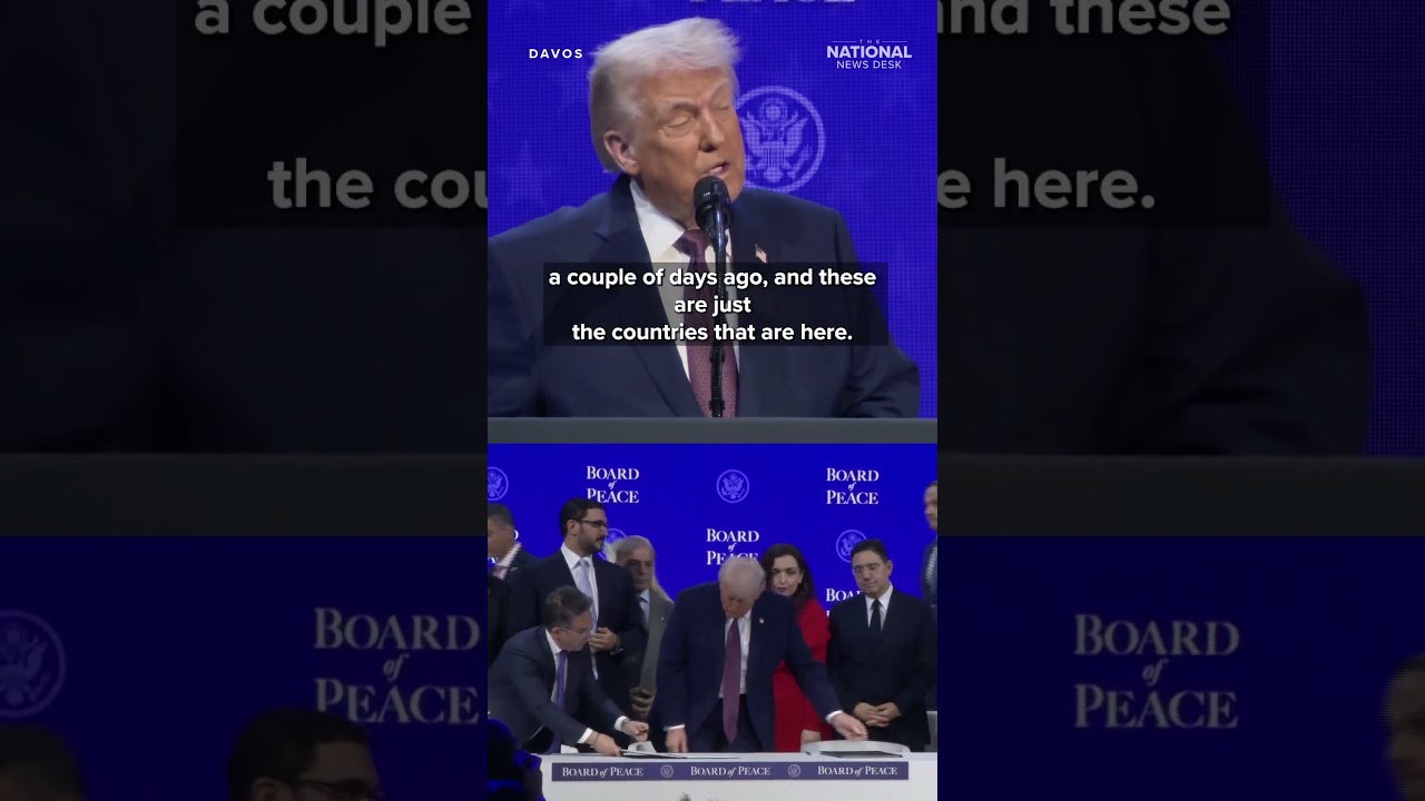 Trump signs inaugural Board of Peace charter