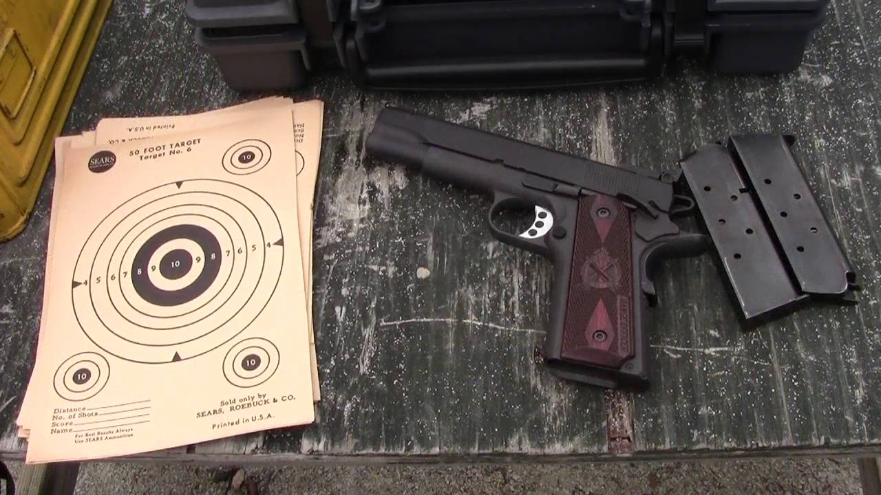 Обзор и стрельба из пистолета Springfield 1911: Вступайте в игру!