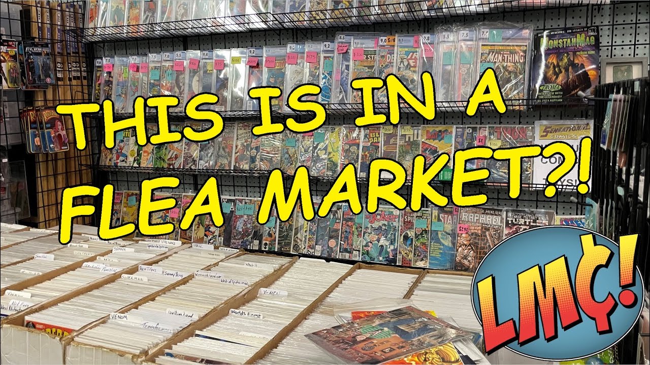 Finding Great Silver & Golden-Age Comics at a MASSIVE Indoor FLEA MARKET!
