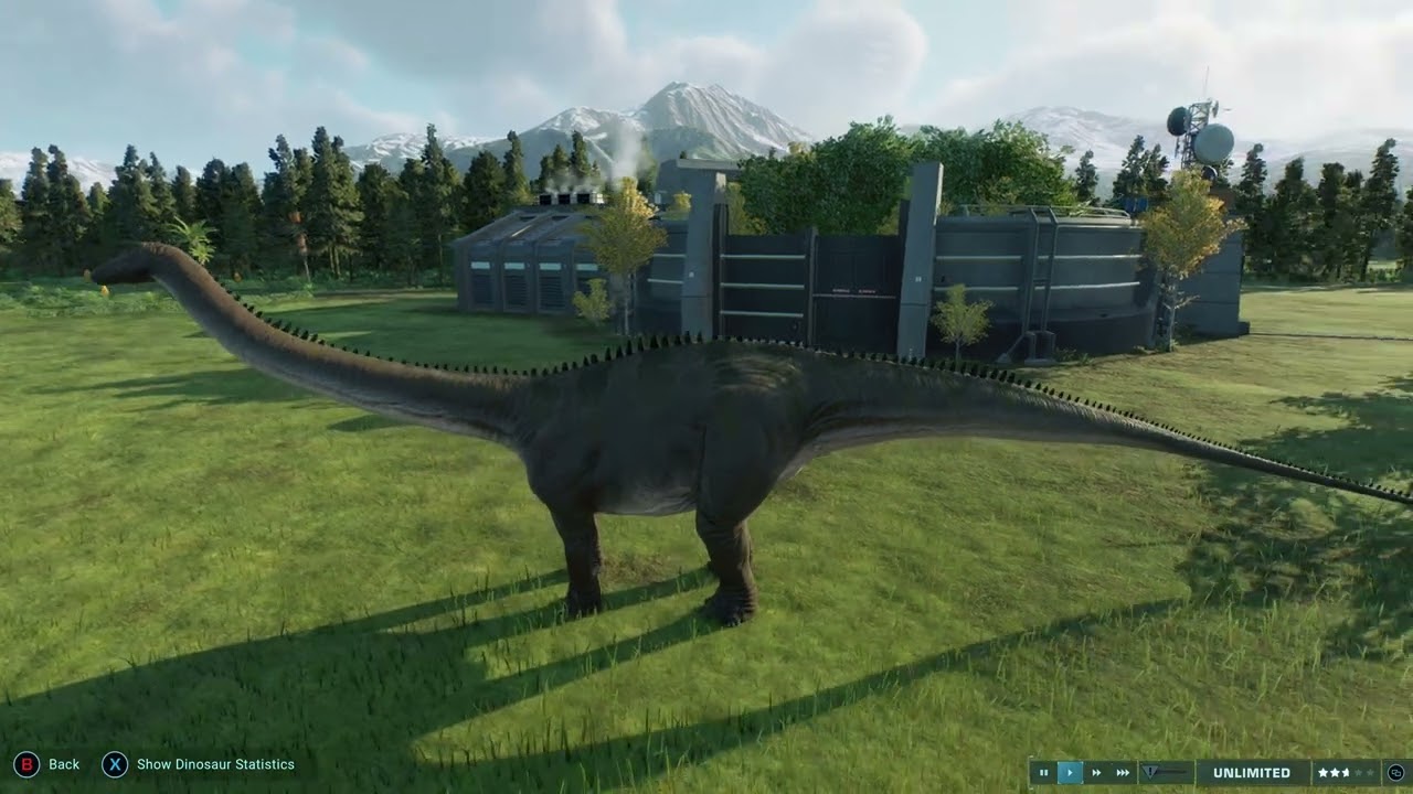 **Jurassic World Evolution 2: Acrocanthosaurus vs Diplodocus**