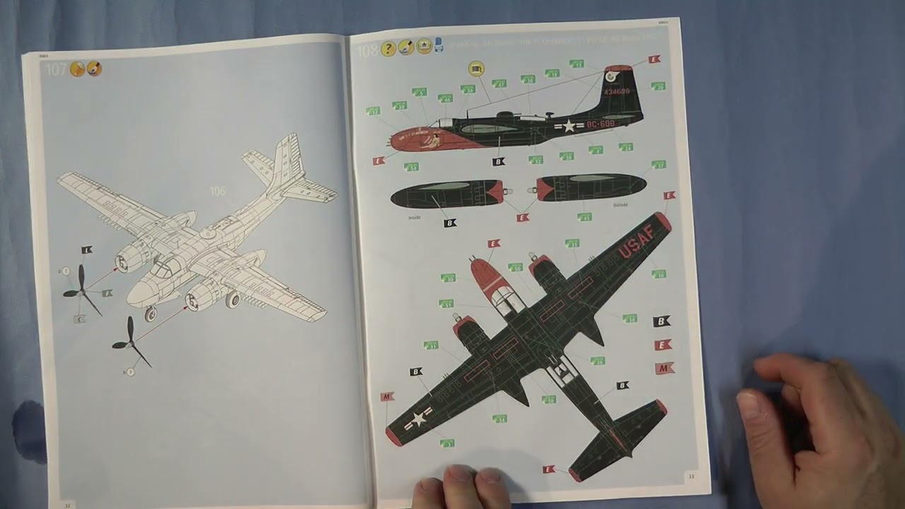 Revell B-26 invader 1/48 in box review