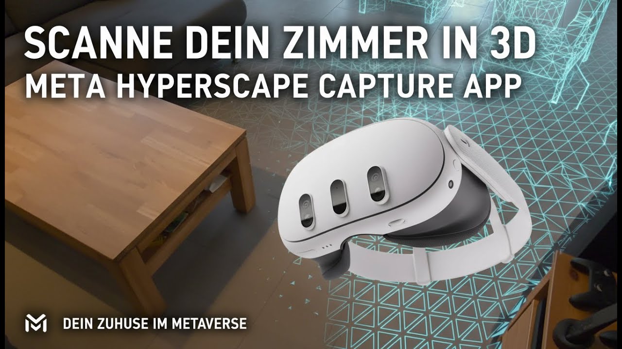 Eigene Räume in 3D scannen! Meta Horizon Hyperscape Capture App auf Meta Quest 3
