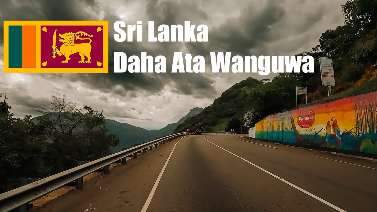 Driving Daha Ata Wanguwa / 18 Bend Road, Sri Lanka