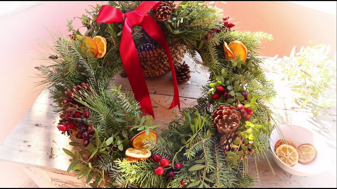Χριστουγεννιάτικο Στεφάνι βήμα-βήμα🎄 Τέλειος Χριστουγεννιάτικος Στολισμός Πόρτας💯‼️