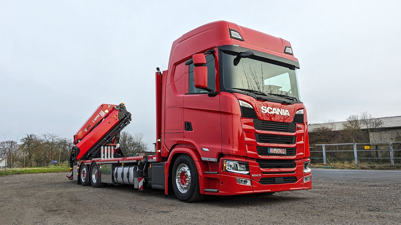 Ultraniedrigbau - HIAB X-HiPro 558 auf Scania S500 | Ultra low built