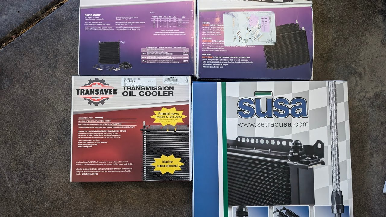 Unboxing & Comparing Hayden 679, 689 & 699 Transmission Coolers to a Setrab by Susa - Toyota Tundra