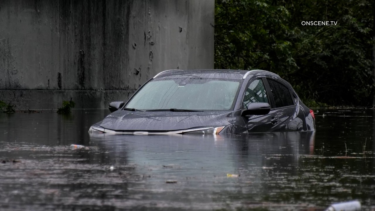 Powerful Storm Slams SoCal, Flooding Freeways & Streets