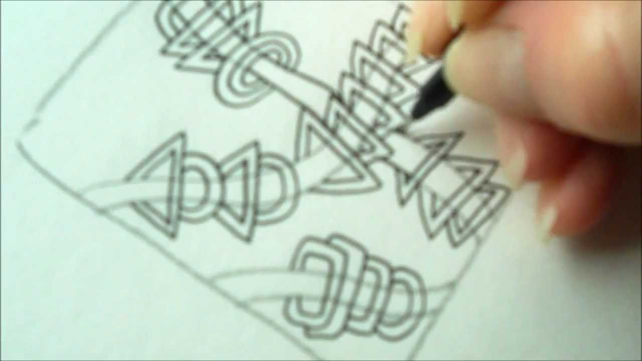 How to draw tanglepattern Rixty