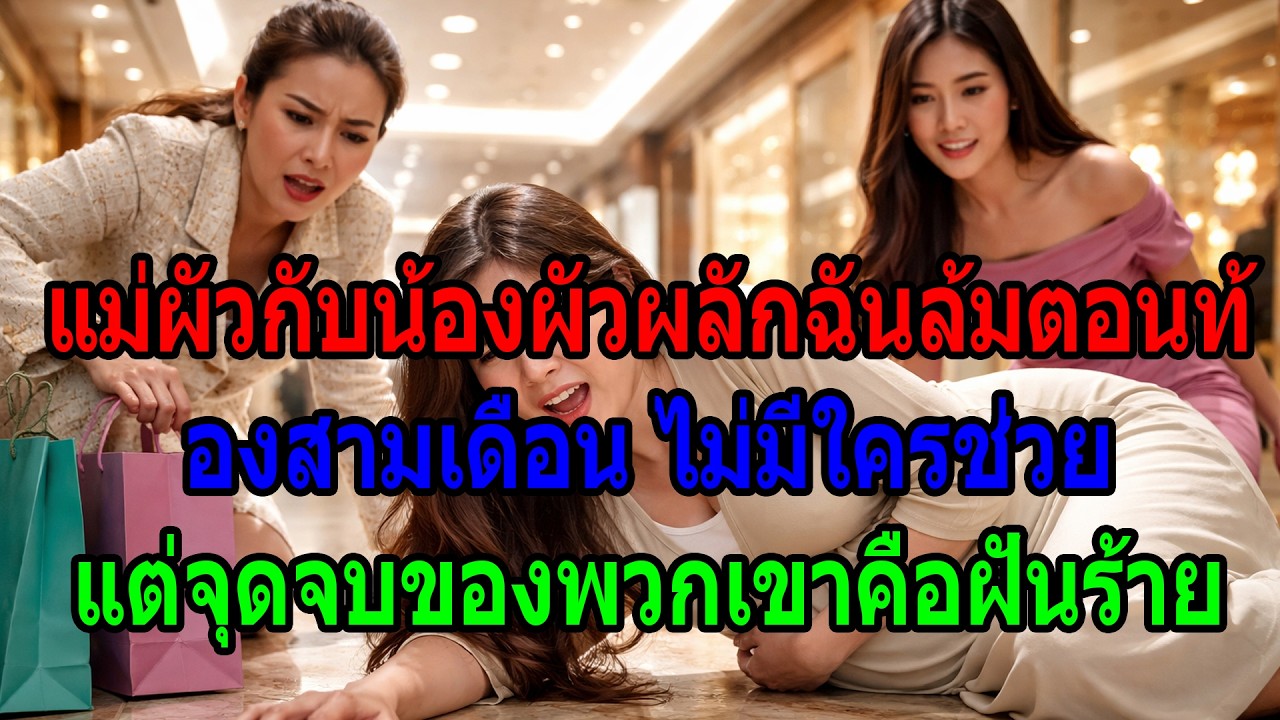 แม่ผัวกับน้องผัวผลักฉันล้มตอนท้องสามเดือน ไม่มีใครช่วย แต่จุดจบของพวกเขาคือฝันร้าย