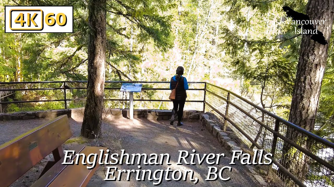 🌊 Englishman River Falls: Breathtaking 4K Adventure in Errington, British Columbia🌲✨